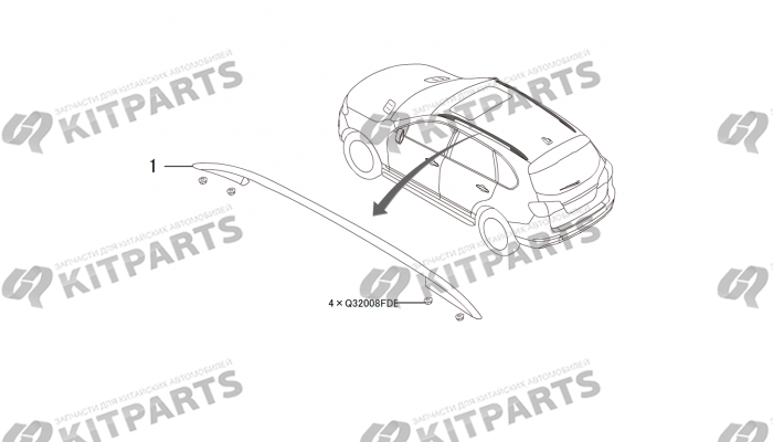 Багажник на крышу Haval H8