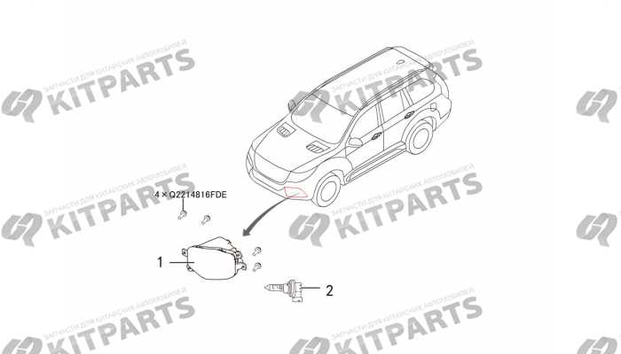 Передние противотуманные фары Haval H9